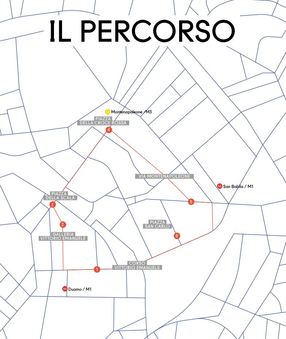 la mappa delle installazioni di Milano XL